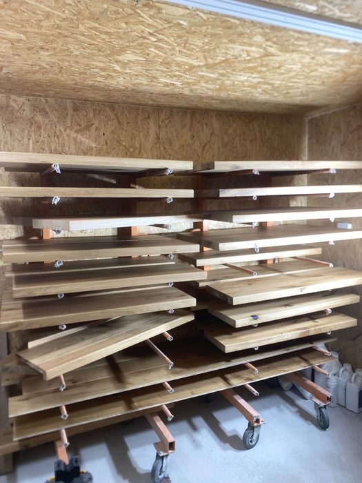 Schody  Stopnie Trepy Parapety Klejonka  Blaty Dębowe Rustykalne