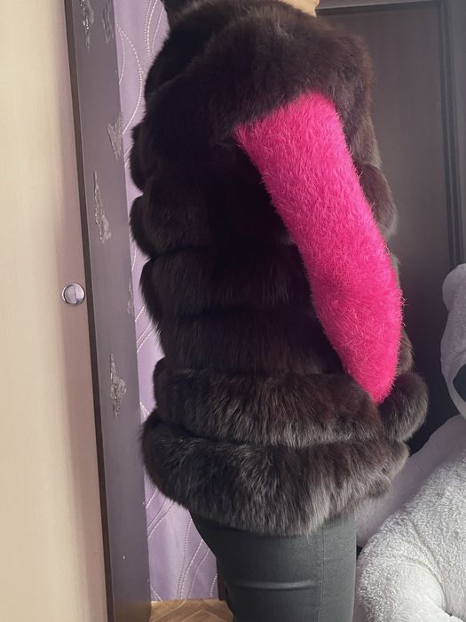 Женская меховая жилетка (песец)