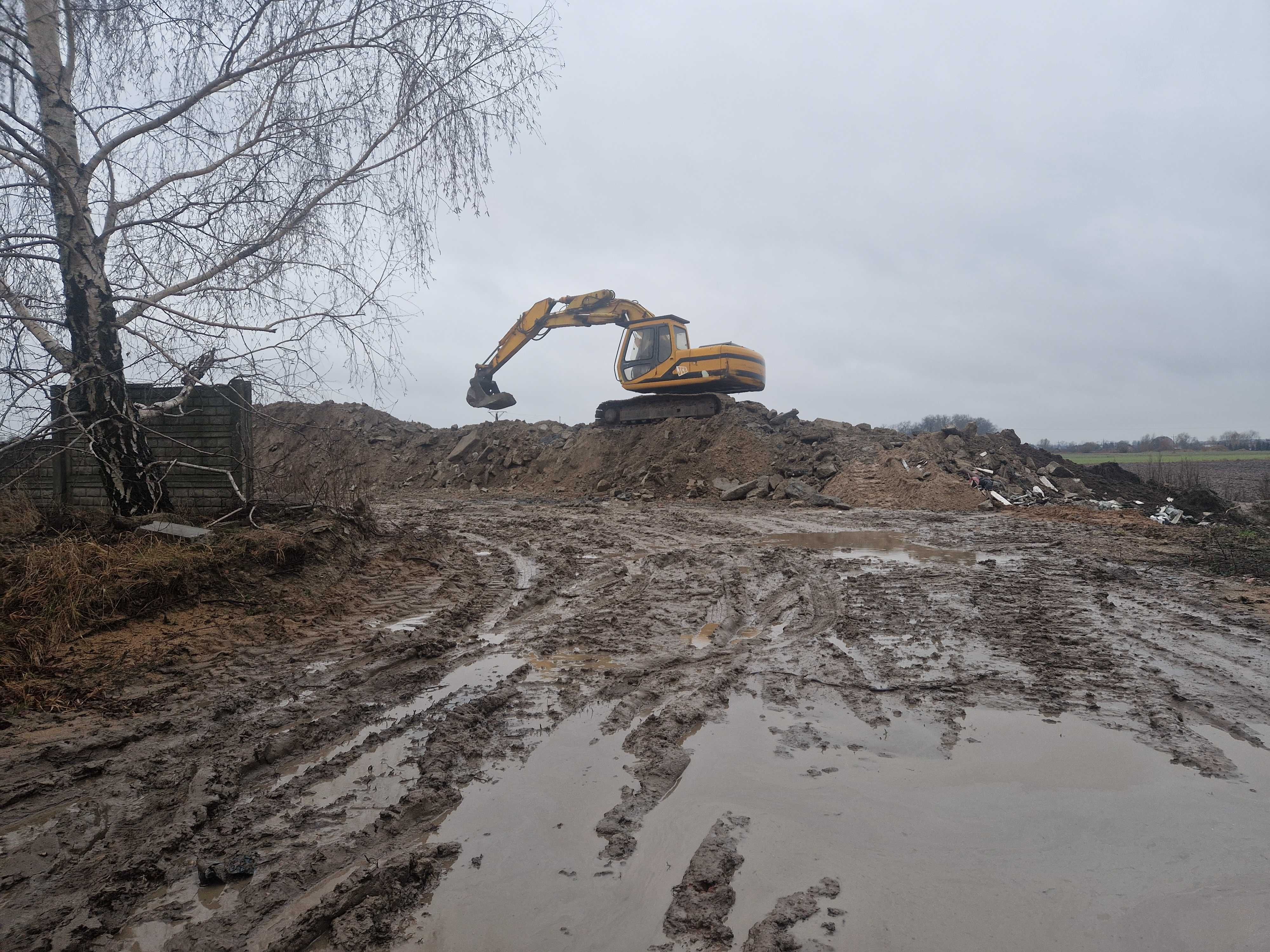 Koparka gąsiennicowa gasienicowa gaska JCB