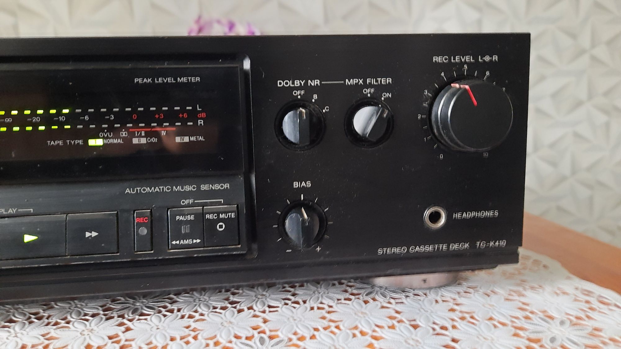 Magnetofon kasetowy Sony