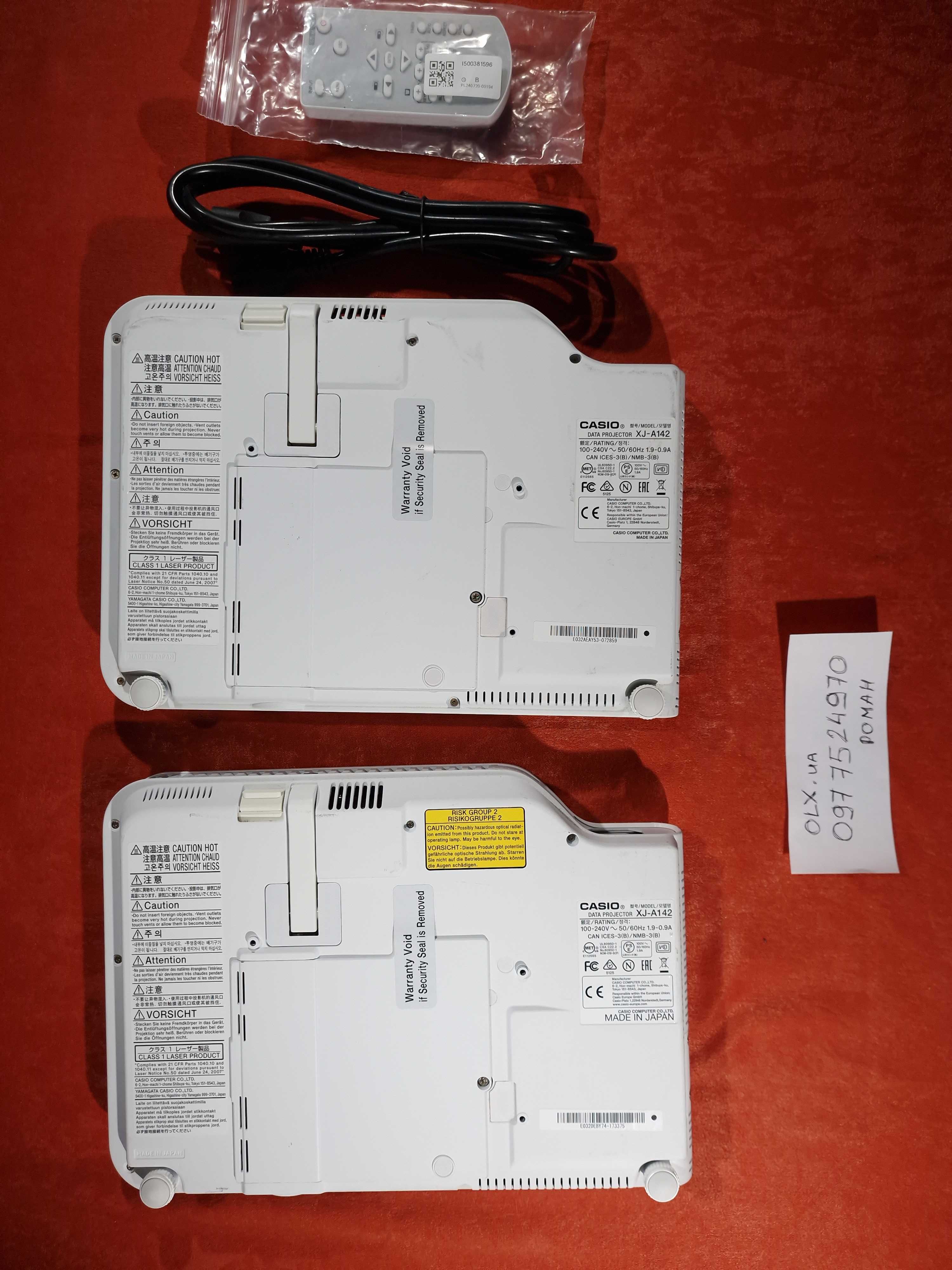 Лазерний, LED кіно проектор CASIO XJ-A142/A141, DLP 2500ANSI