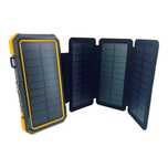Powerbank solarny 20000mAh 18 W SZYBKIE ŁADOWANIE /4 PANELE SŁONECZNE