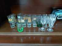 Conjunto de 22 copos de licor/bebida