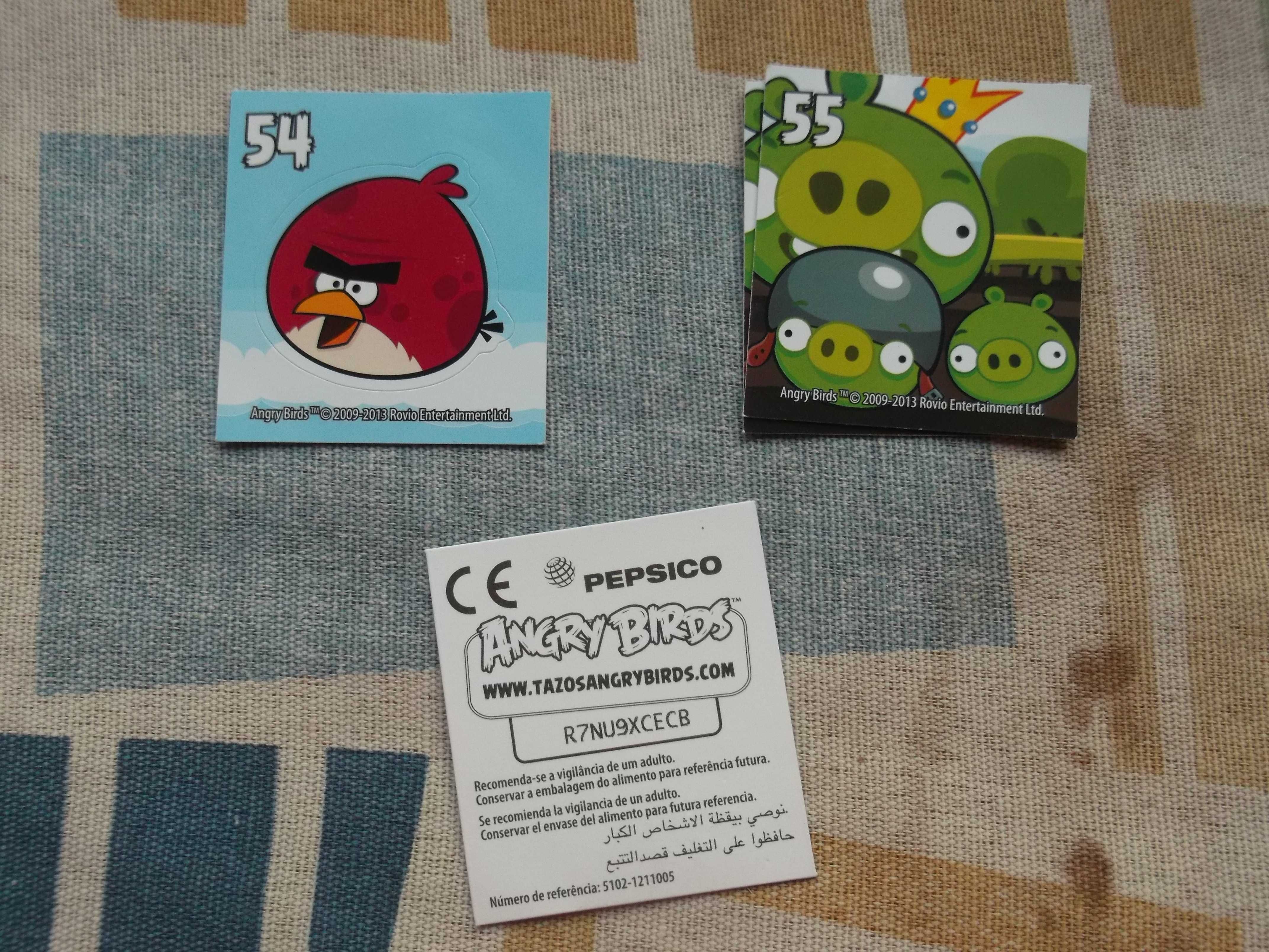 Tazos da Angry Birds