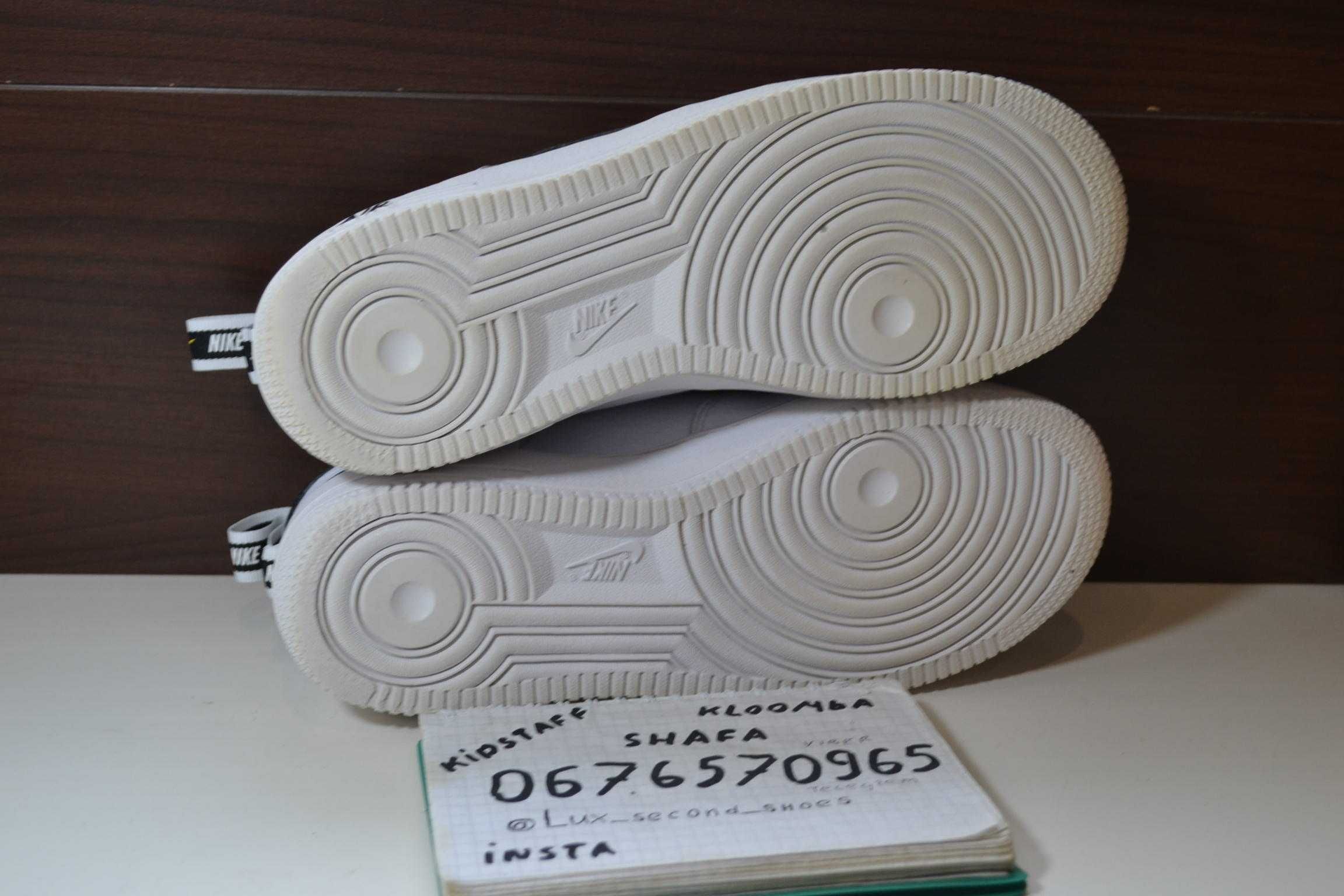 nike air force 1 utility 37.5-38р кроссовки кожаные оригинал