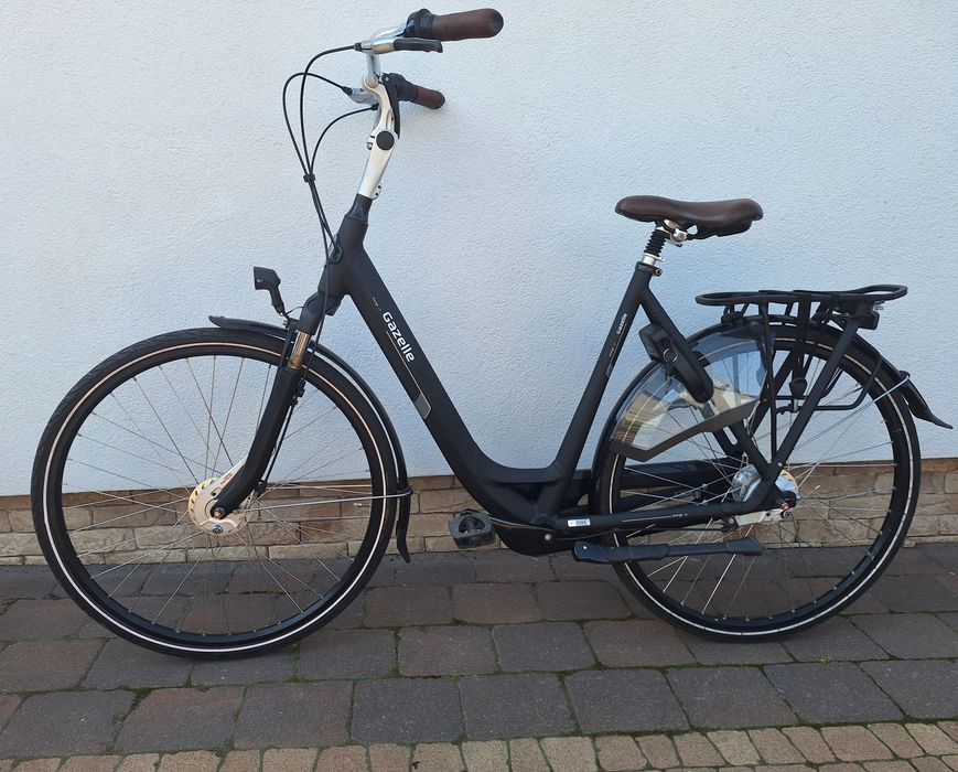 ** GAZELLE ORANGE C7 plus * BARDZO ładny*** czarny ^ koła28* holenders