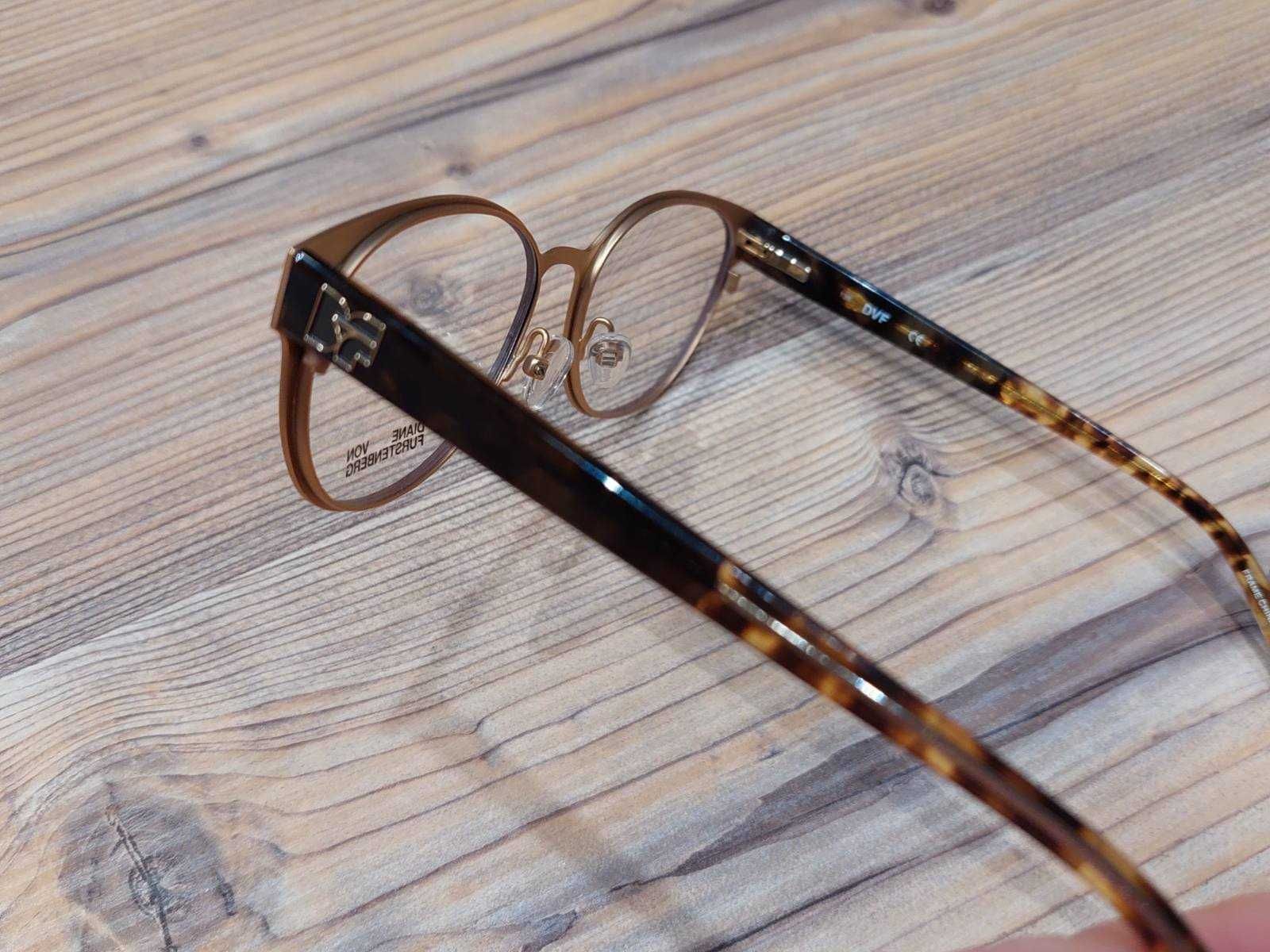 Matowe brązowe okulary DVF 8071 od Diane Von Furstenberg!