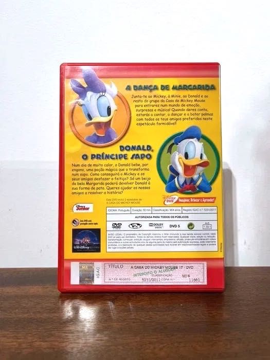 DVD “A Casa do Mickey: A Dança da Margarida & Donald o Príncipe Sapo