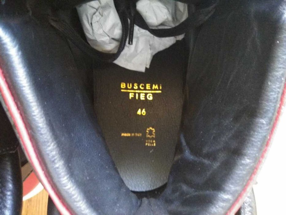 США! Кроссовки Buscemi X Ronnie Fieg (37р 39р) (BS1110FSP15-RED/BLK)