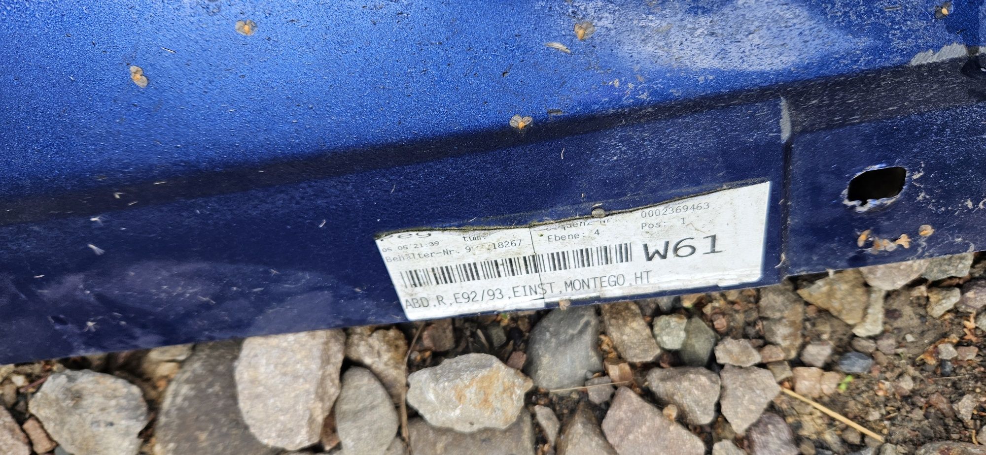 Bmw E92 E93 Próg Nakładka progowa