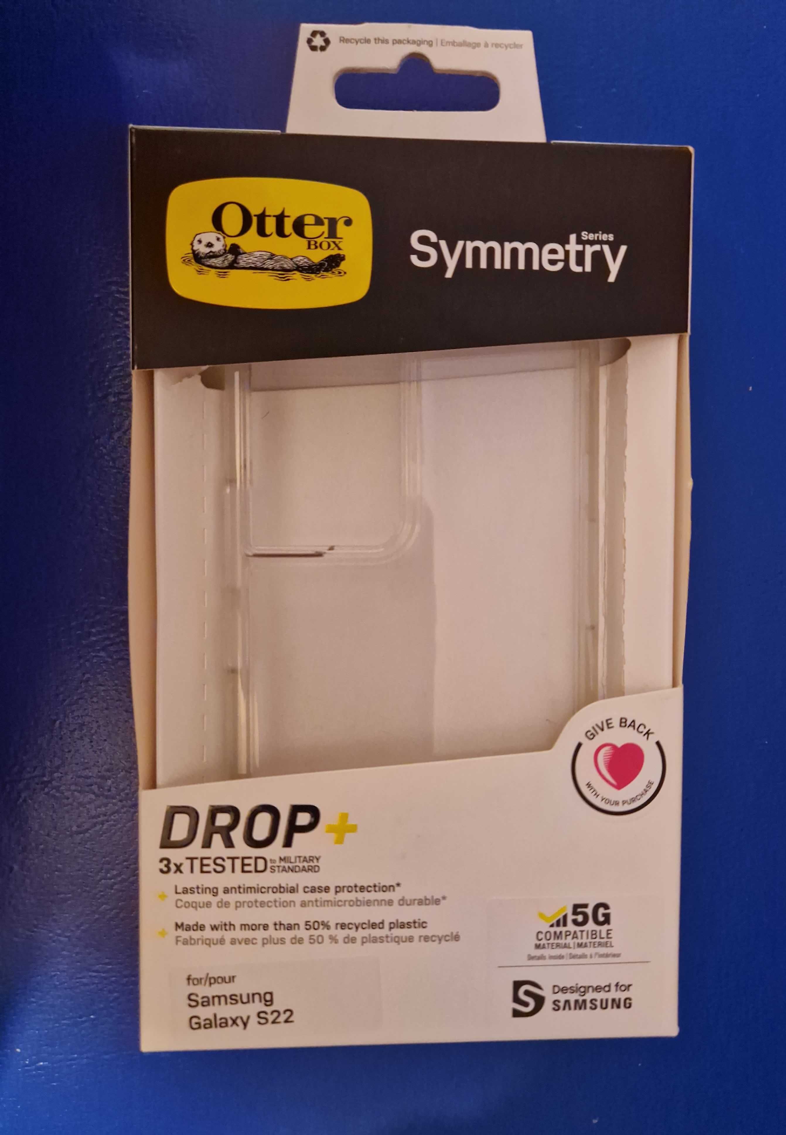 Capa transparente OtterBox Symmetry para Samsung S22