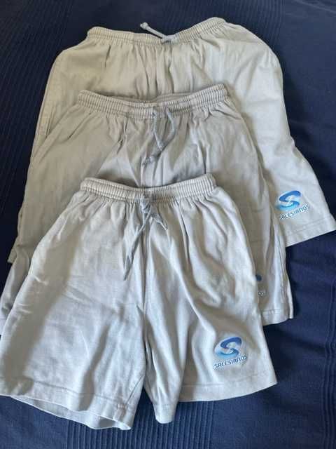 Calções educação fisica Salesianos tam 14 / 16 Unisexo