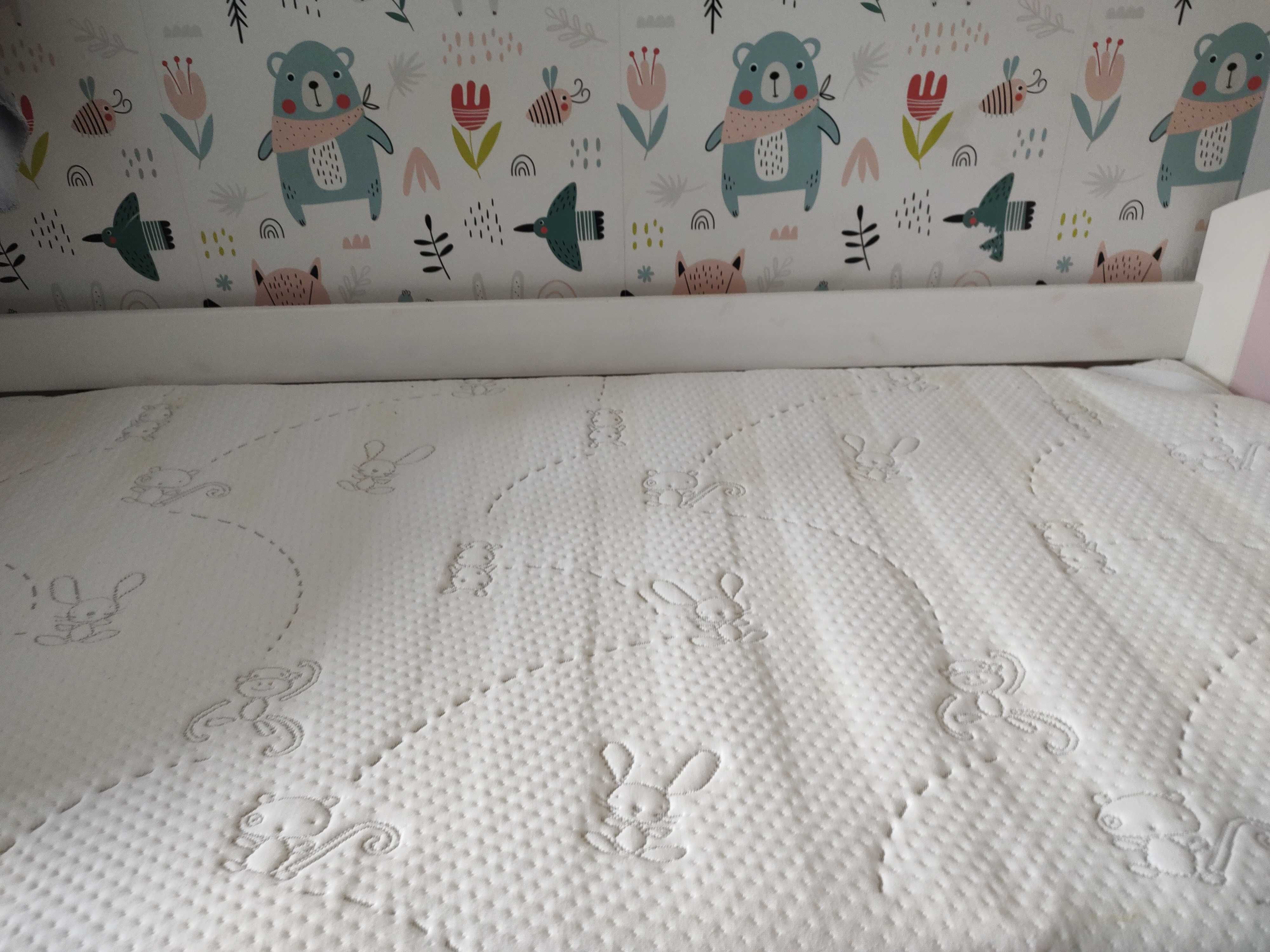 łóżko dla dziecka 160x80 + materac DOBRANOCKA HILDING dziecięcy
