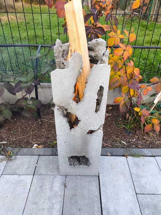 Palenisko ogrodowe z betonu