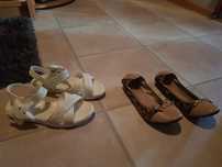 Buty sandały baleriny ( róż.37,38 )