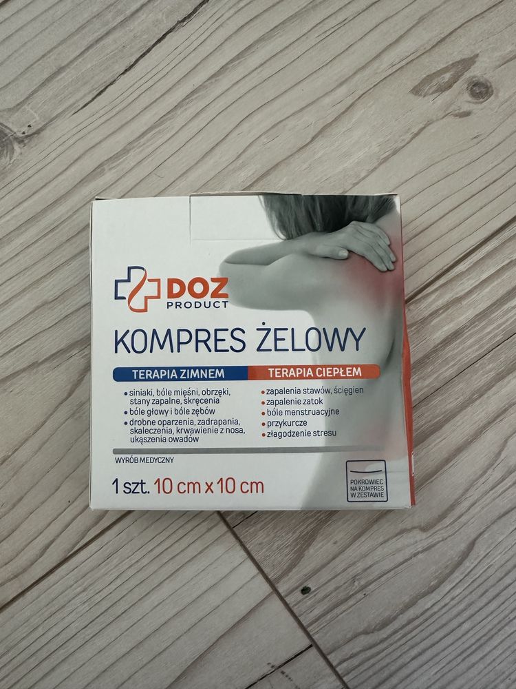 Nowy kompres żelowy na ciepło i na zimno DOZ długa ważność