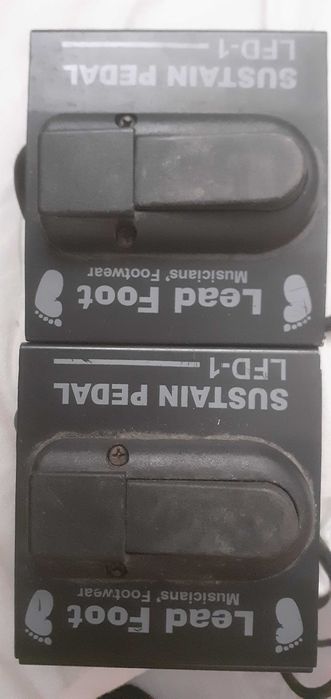 2 pedais  lead foot , sustain pedal