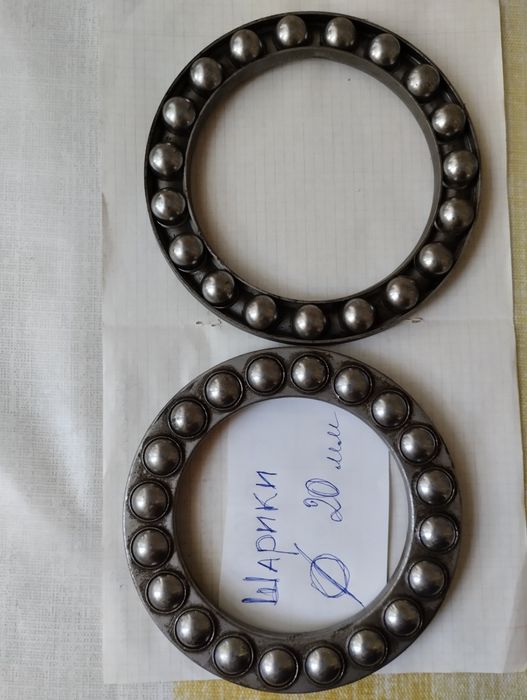 Шарики шарикоподшипные+6 видов подшипников