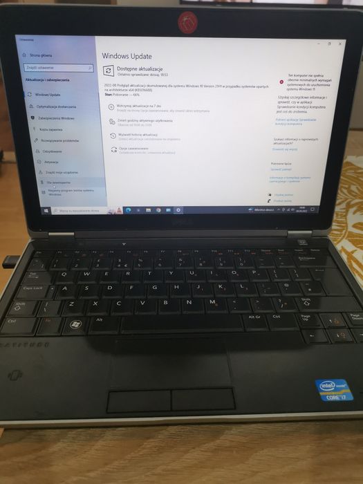 dell e6220 intel i7 8gb ram 128gb ssd 12 cali nowa bateria