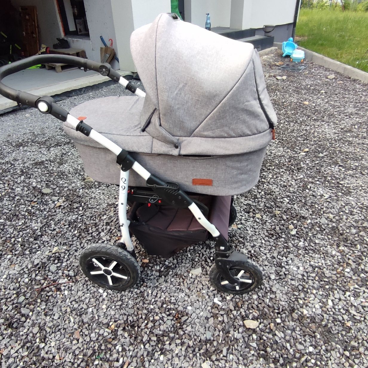 Wózek 3w1 Baby Merc szary