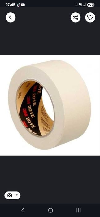 Taśma papierowa, malarska 3m 30mm x 50m