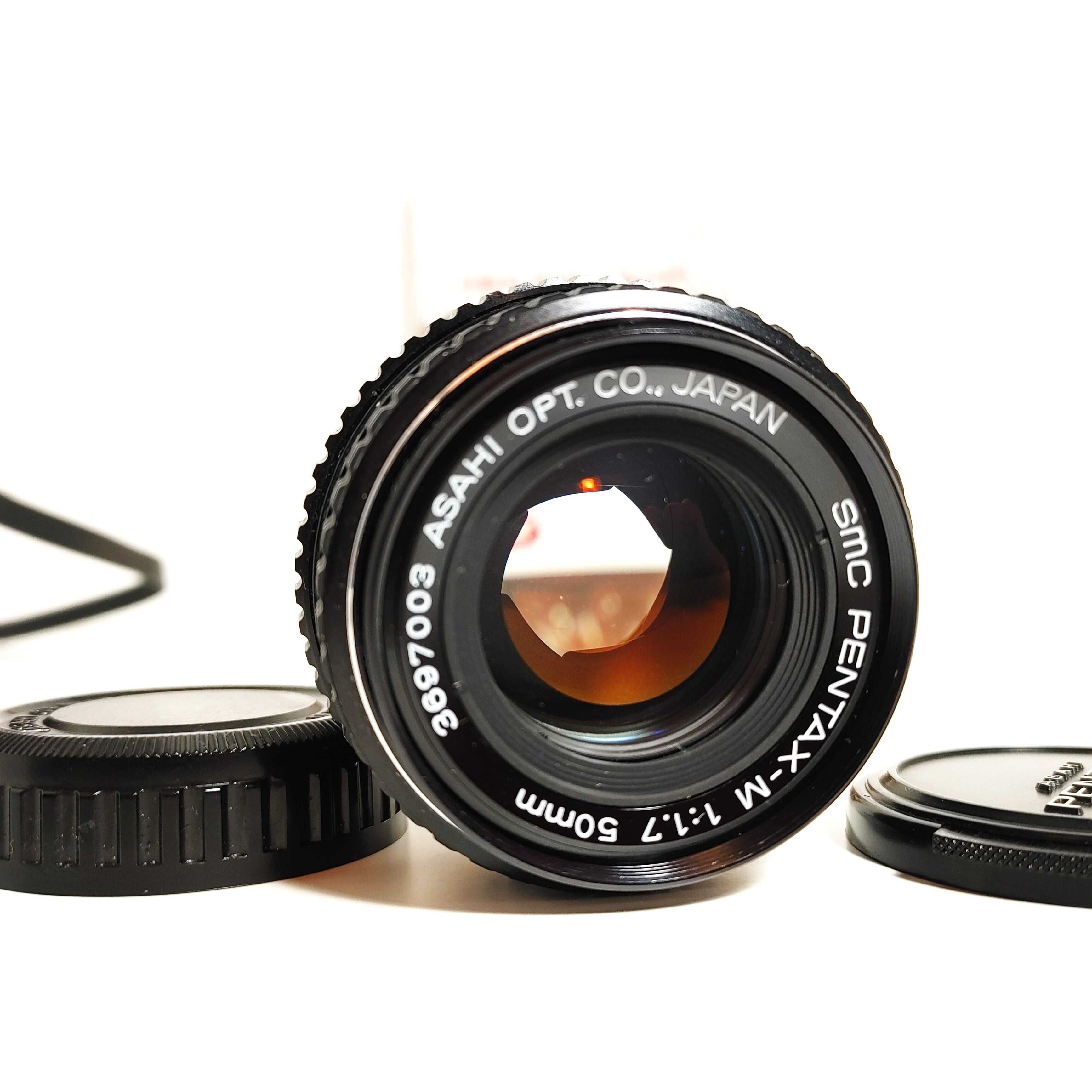 Obiektyw SMC Pentax-M 1:1,7 50mm mocowanie Pentax K Bardzo Jasny