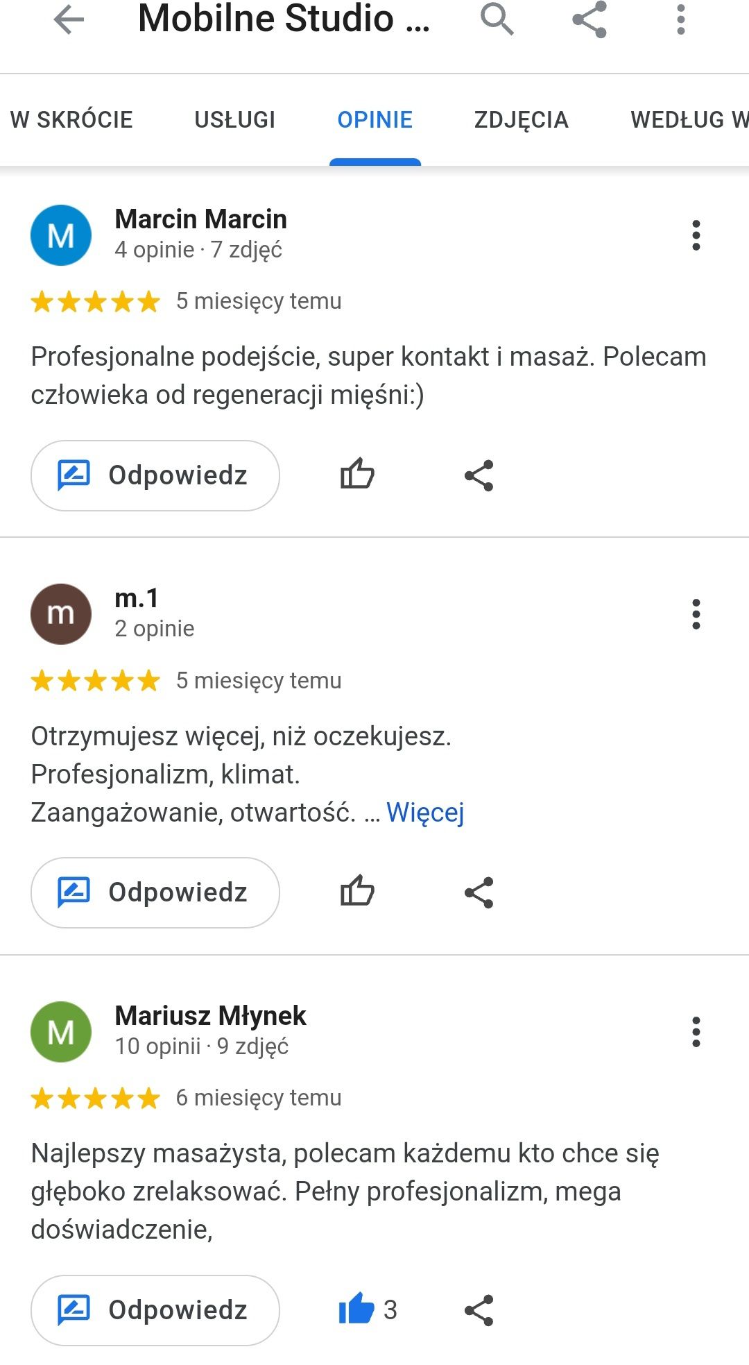 Masaż z dojazdem/stacjonarnie. Mobilny masażysta/Mobile Masseur