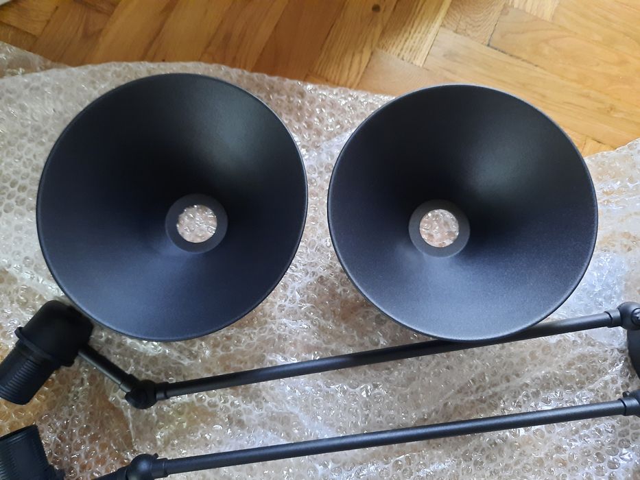 Nowa lampa sufitowa Argon ALTEA czarna podwójna