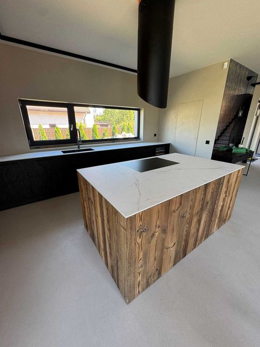 Stare drewno rustykalne Deski na ścianę sufit Loft Gotowe do montażu