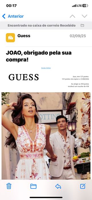 GUESS Man Sapatilha Elba