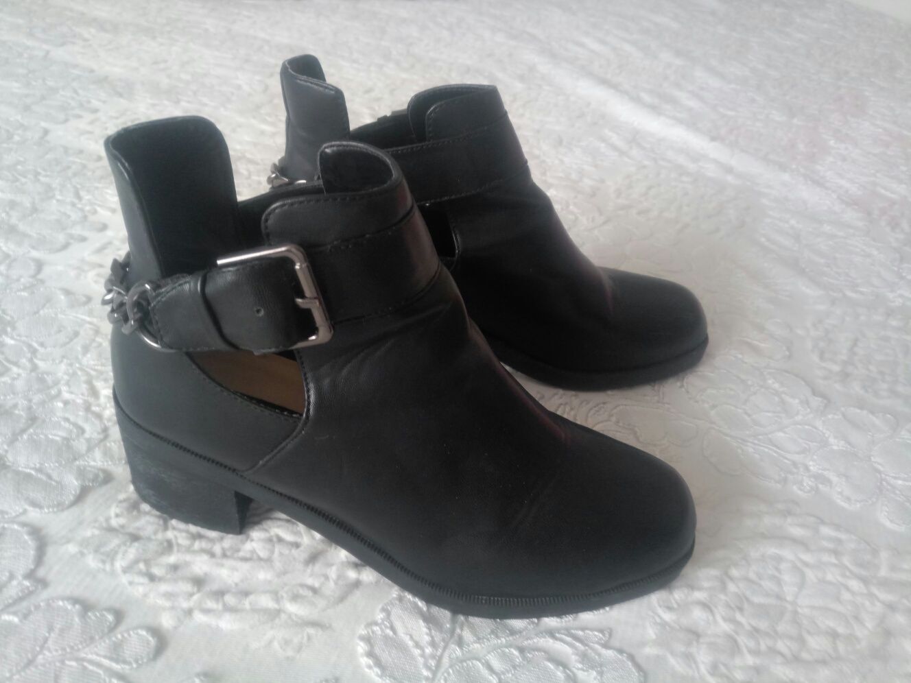 Botas pretas Pull&Bear