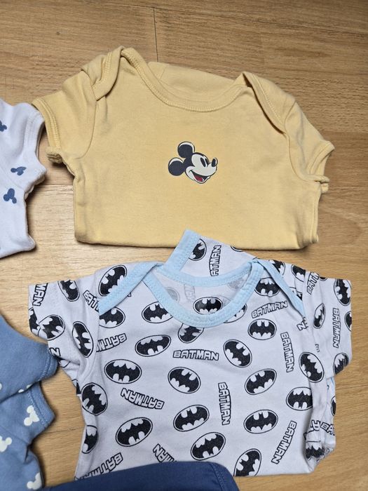 Paka body krótki rękaw 13 szt. Chłopiec 68