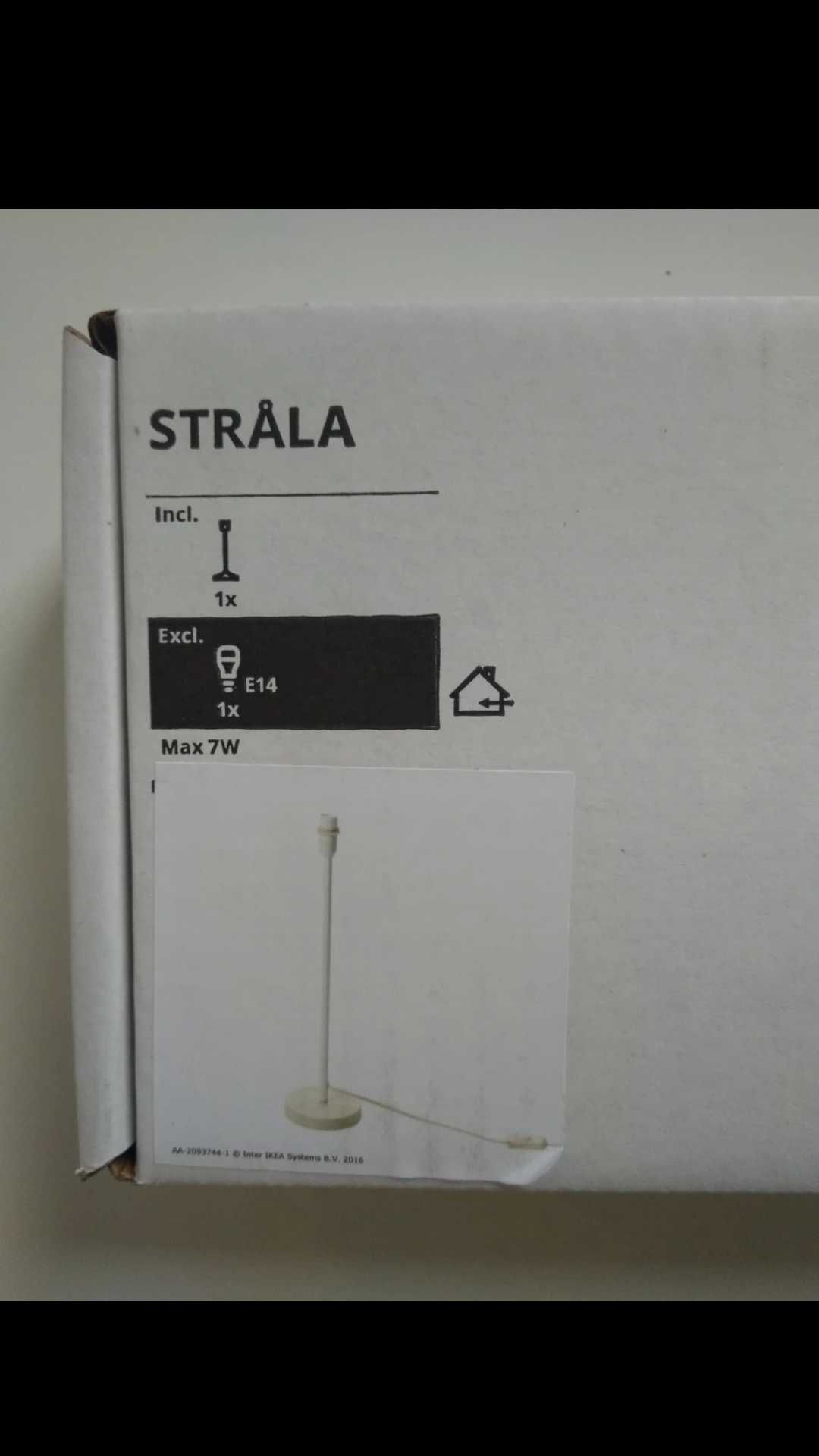 nowy stojak podstawa lampy IKEA Strala gwiazdka gwiazda