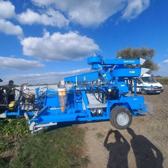 kombajn do fasolka szparagowa bób soja edamame FONTANA