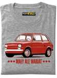 Mały ale wariat Fiat 126p - made in PRL koszulka męska NOWA bawełna