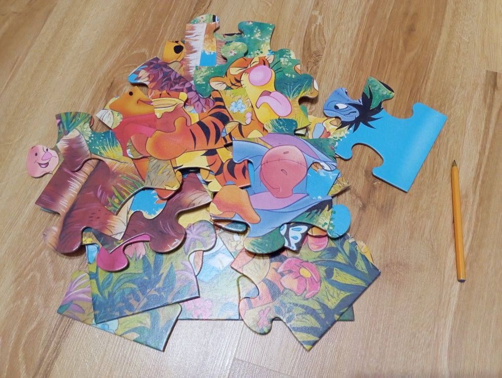 Giant Floor Puzzle - puzzle maxi Kubuś Puchatek, 24 elem, Ravensburger