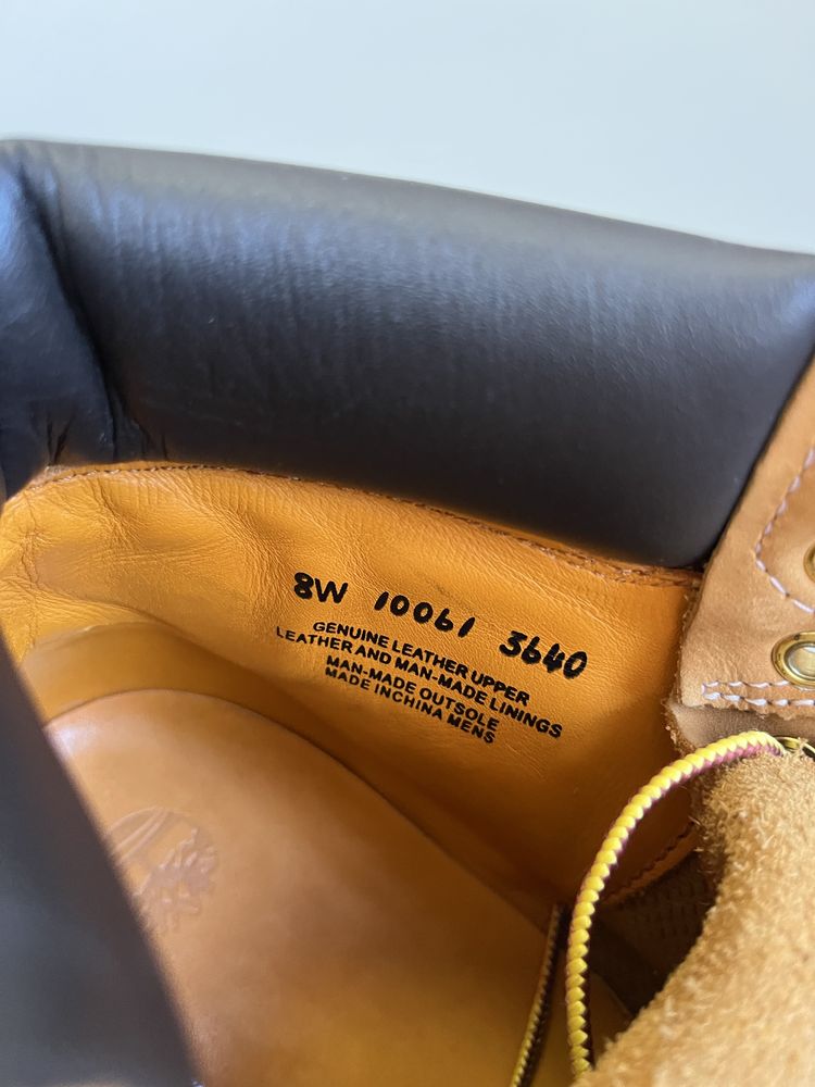 Ботинки timberland 6inch premium boots heritage 41(26.5см)
