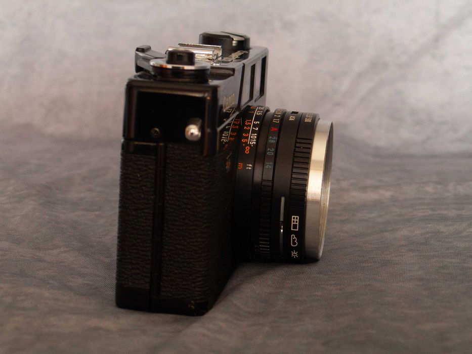 Canon New Canonet QL17-L (L significa Luxe) (Raro)