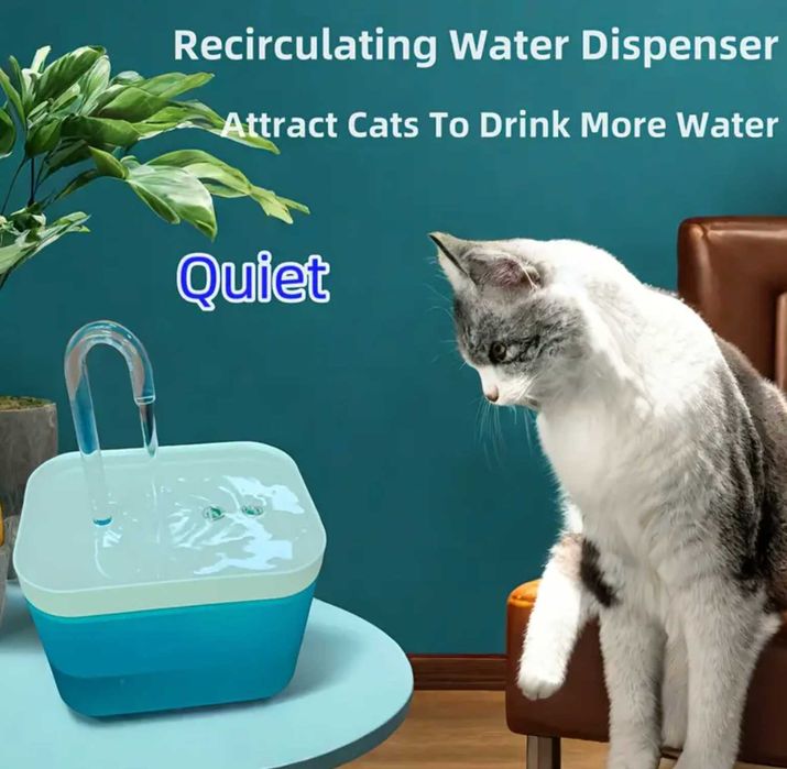 Fonte de Água Automática para Animais de Estimação_bebedouro