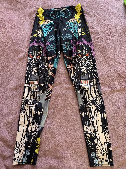 Лосини 3 шт + велосипедкі  яскраві S M за все 300 гр