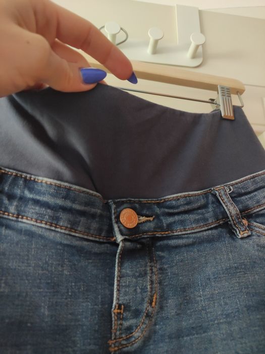 Ciążowe jeansowe spodenki szorty H&M 38 M