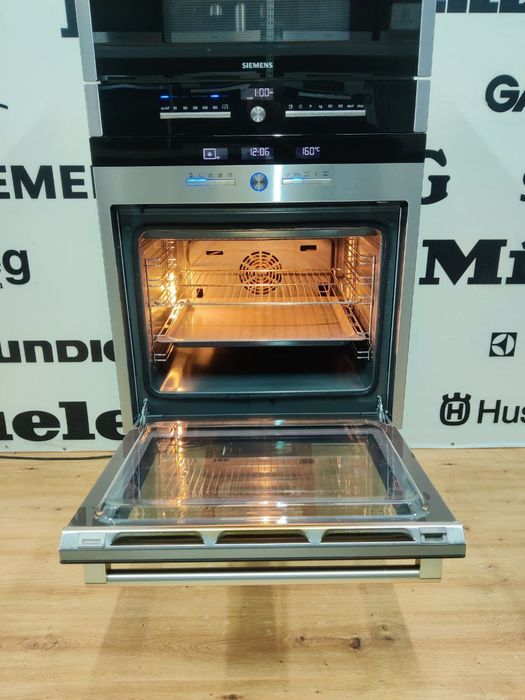 Шикарний чорний комплект SIEMENS™ Духовка та мікрохвильова піч. Ідеал