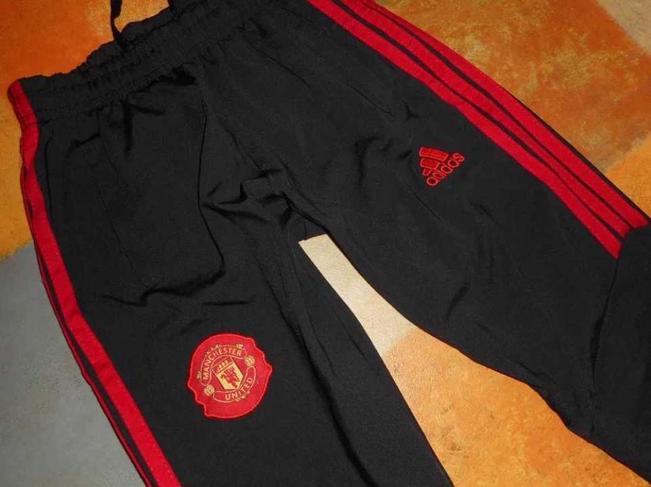 MANCHESTER UNITED 176 S spodnie dresowe MEGA UNIKAT jogger wąskie