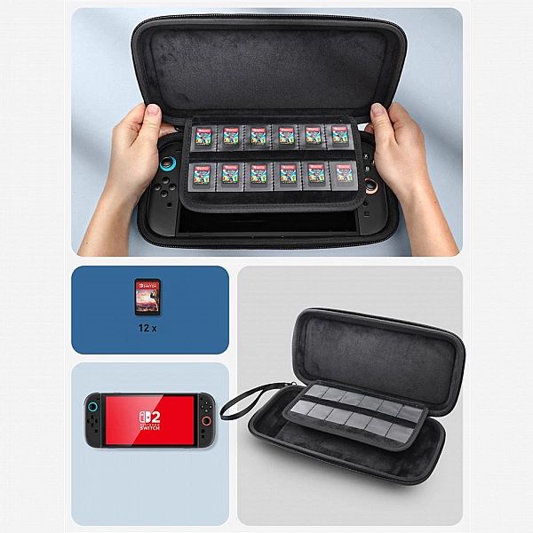 Supcase Carrying Mini Nintendo Switch 2 Black