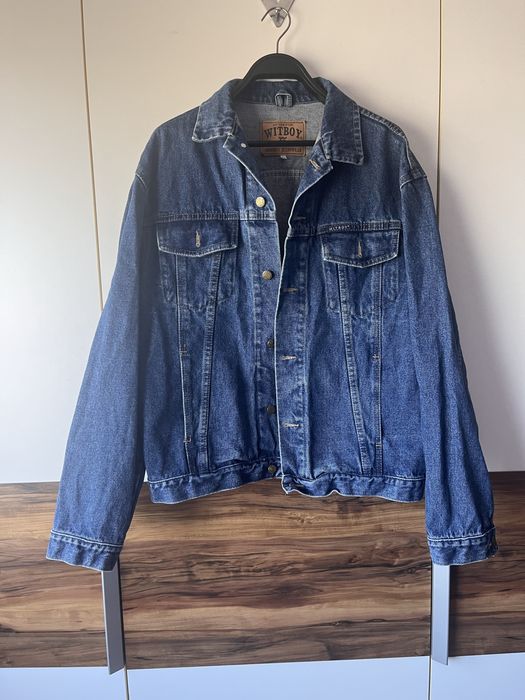 kurtka jeansowa retro vintage meska