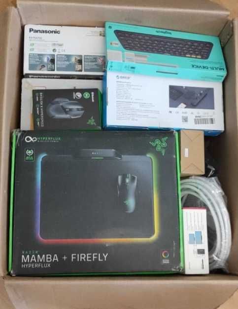Amazon Boxy Elektronika Zarobek Drobna Palety Nadwyżki Mystery Box