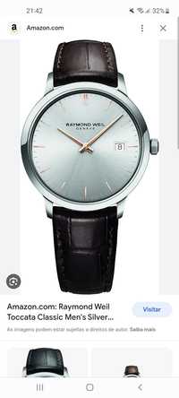 Relógio de Luxo Raymond Weil Toccata classic men's Silver quartz