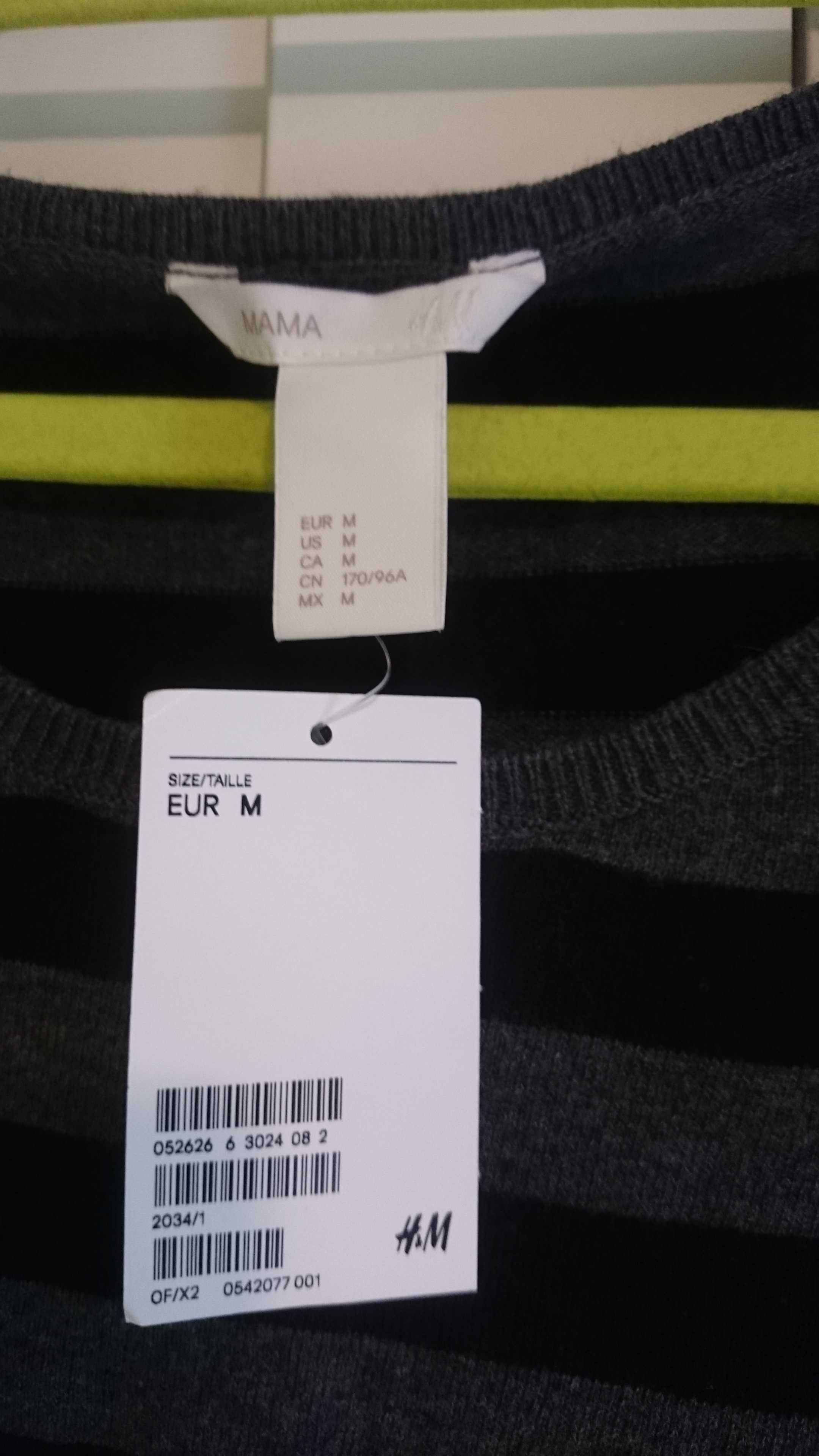 Sweter ciążowy H&M MAMA rozm. M 38 nowy z metką