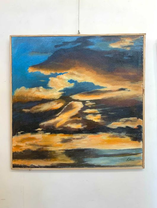 Obraz akrylowy "Pożegnanie" Jerzy Dołhań