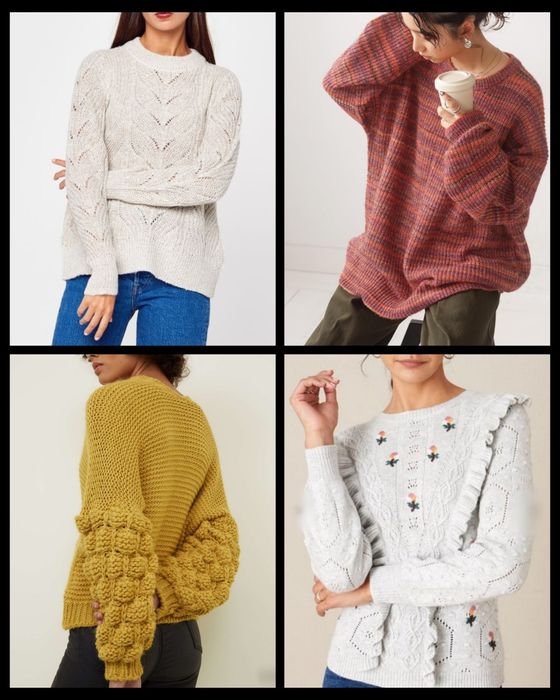 Zara светр об'ємний S, в'язаний светрик оверсайз M, кардиган 3D H&M